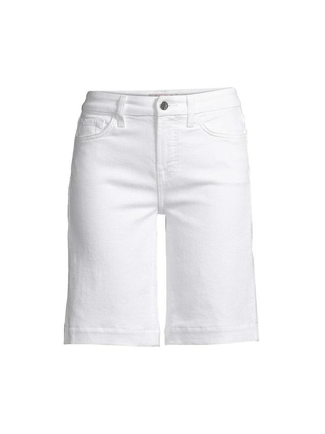 JEN7 by 7 For All Mankind High Waist Denim Bermuda Shorts Product Image