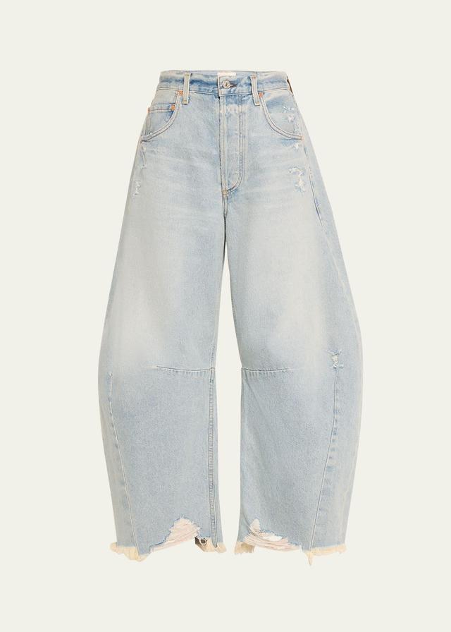 Horseshoe Wide-Leg Jeans Product Image