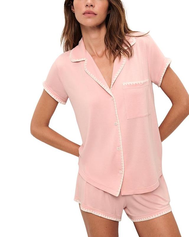 Eberjey Frida Whipstitch Short Pajama Set Product Image