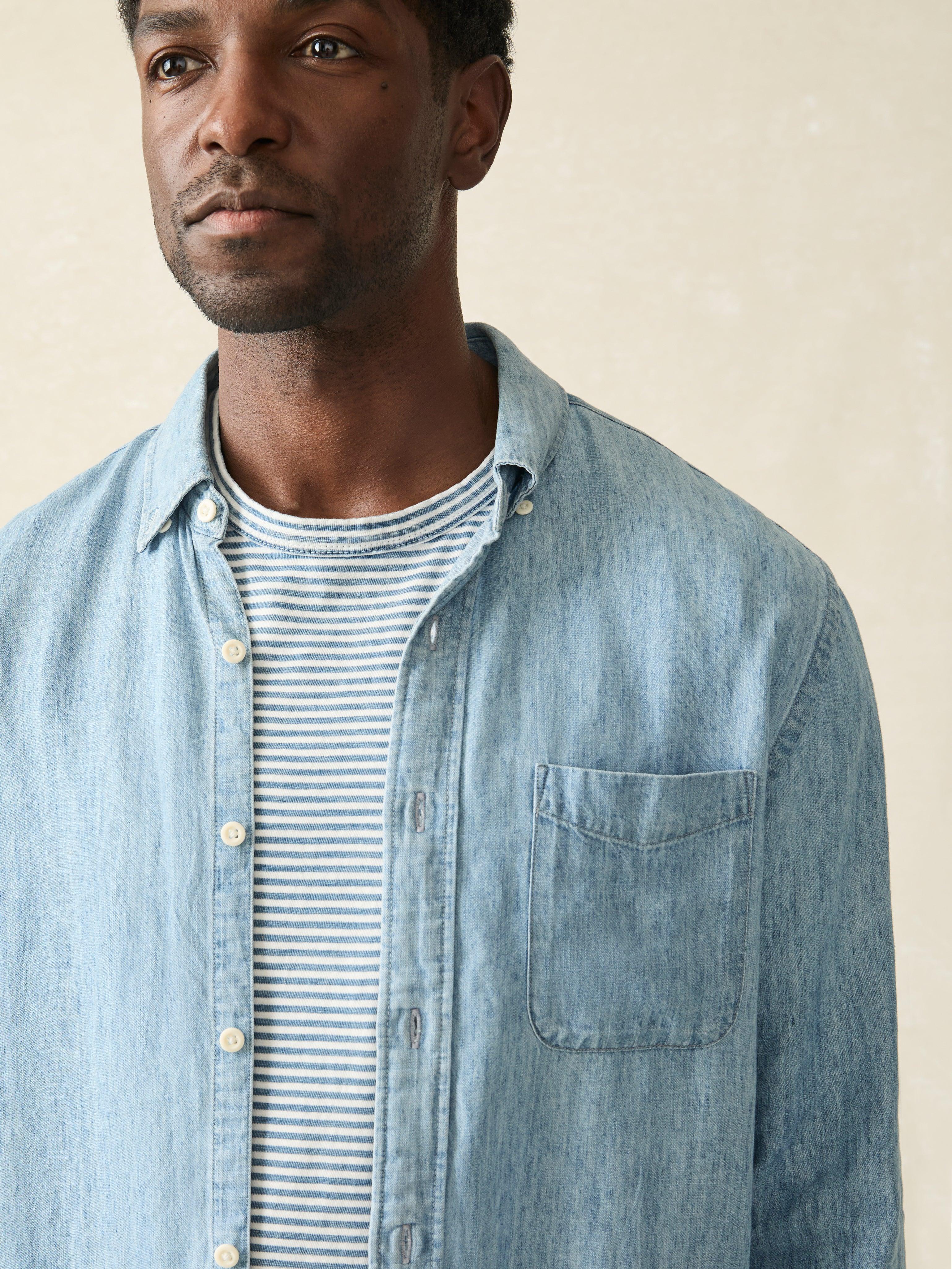 Tried & True Chambray Shirt (Tall) - Vintage Indigo Male Product Image