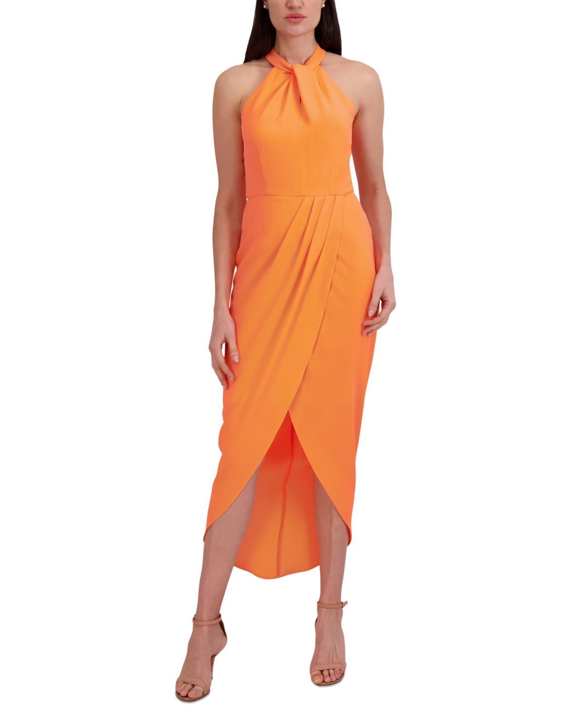 Julia Jordan Knot Neck Halter Dress Product Image