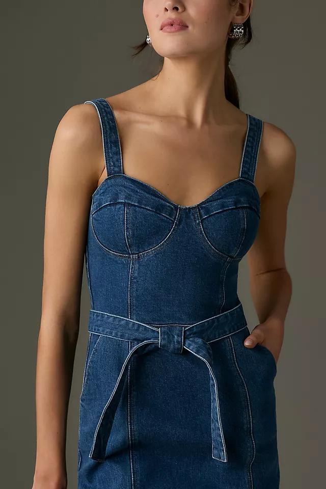 PAIGE Giulia Denim Mini Dress Product Image