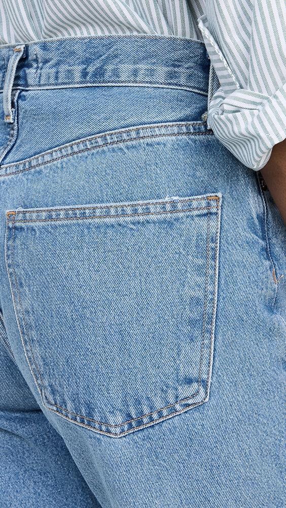 AGOLDE 90s Crop Mid Rise Straight Jeans | Shopbop Product Image