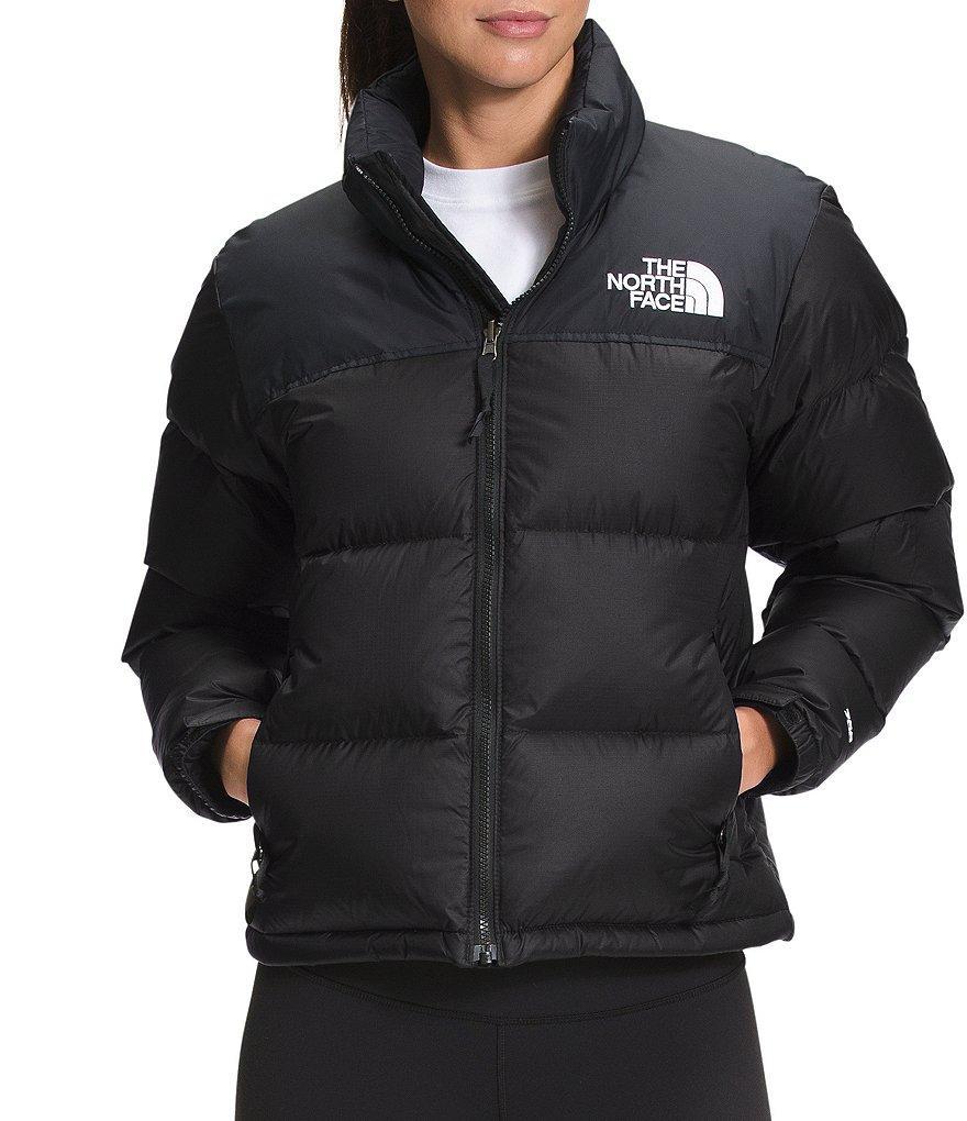 The North Face 1996 Retro Nuptse Stand Collar Removable Hood Long Sleeve Down Puffer Jacket Product Image