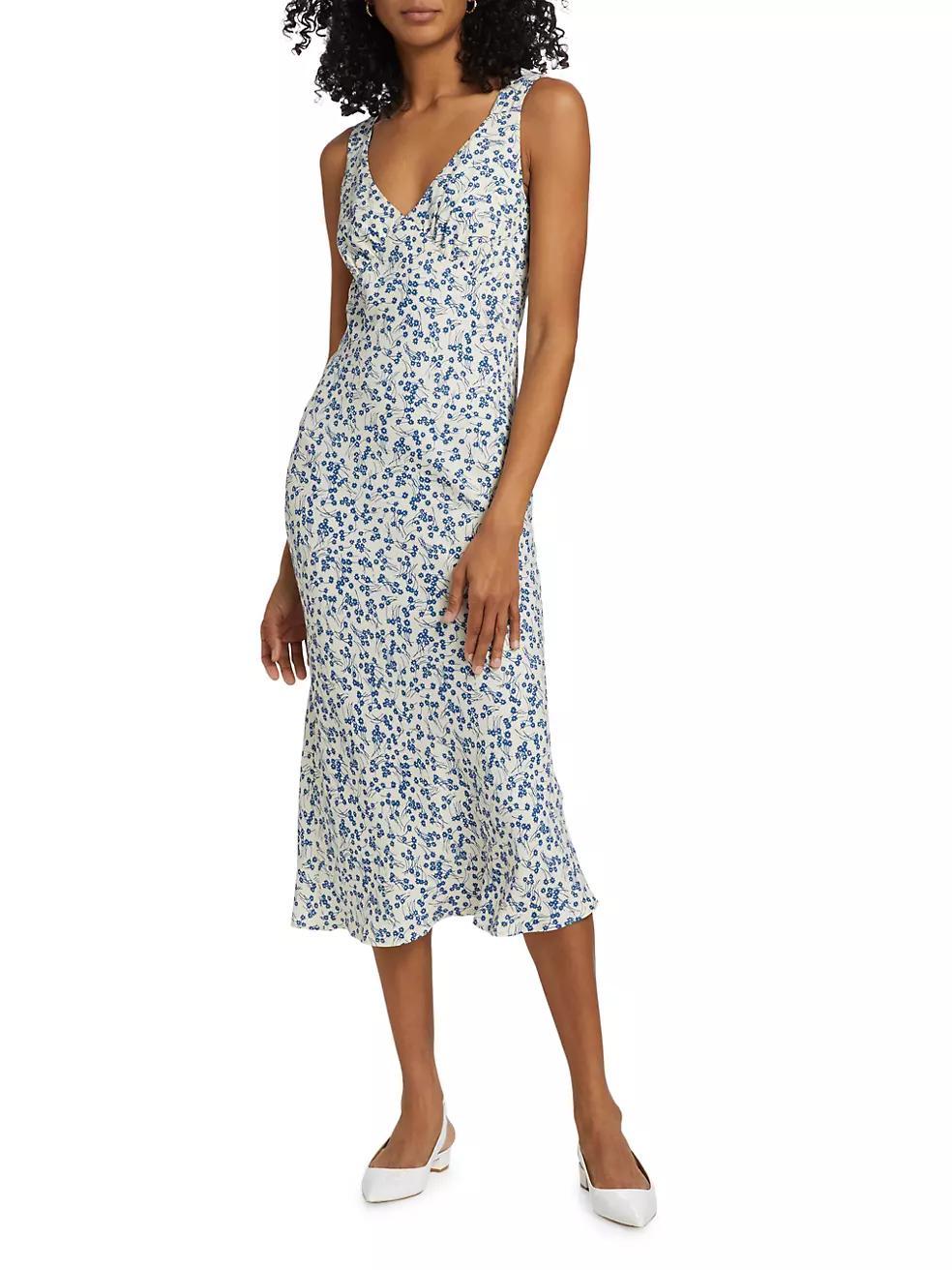 Beauden Floral Sleeveless Midi-Dress Product Image