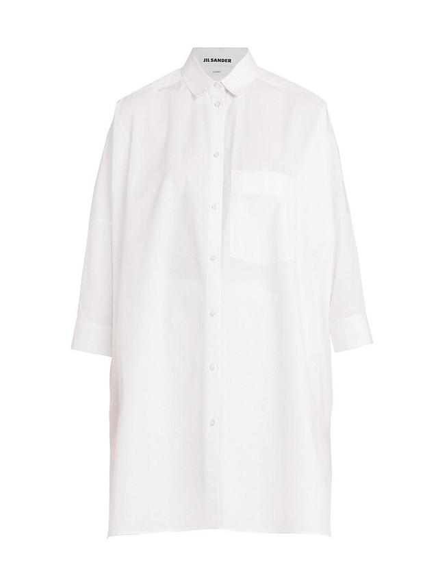 Womens Oversized Boxy Shirt Product Image