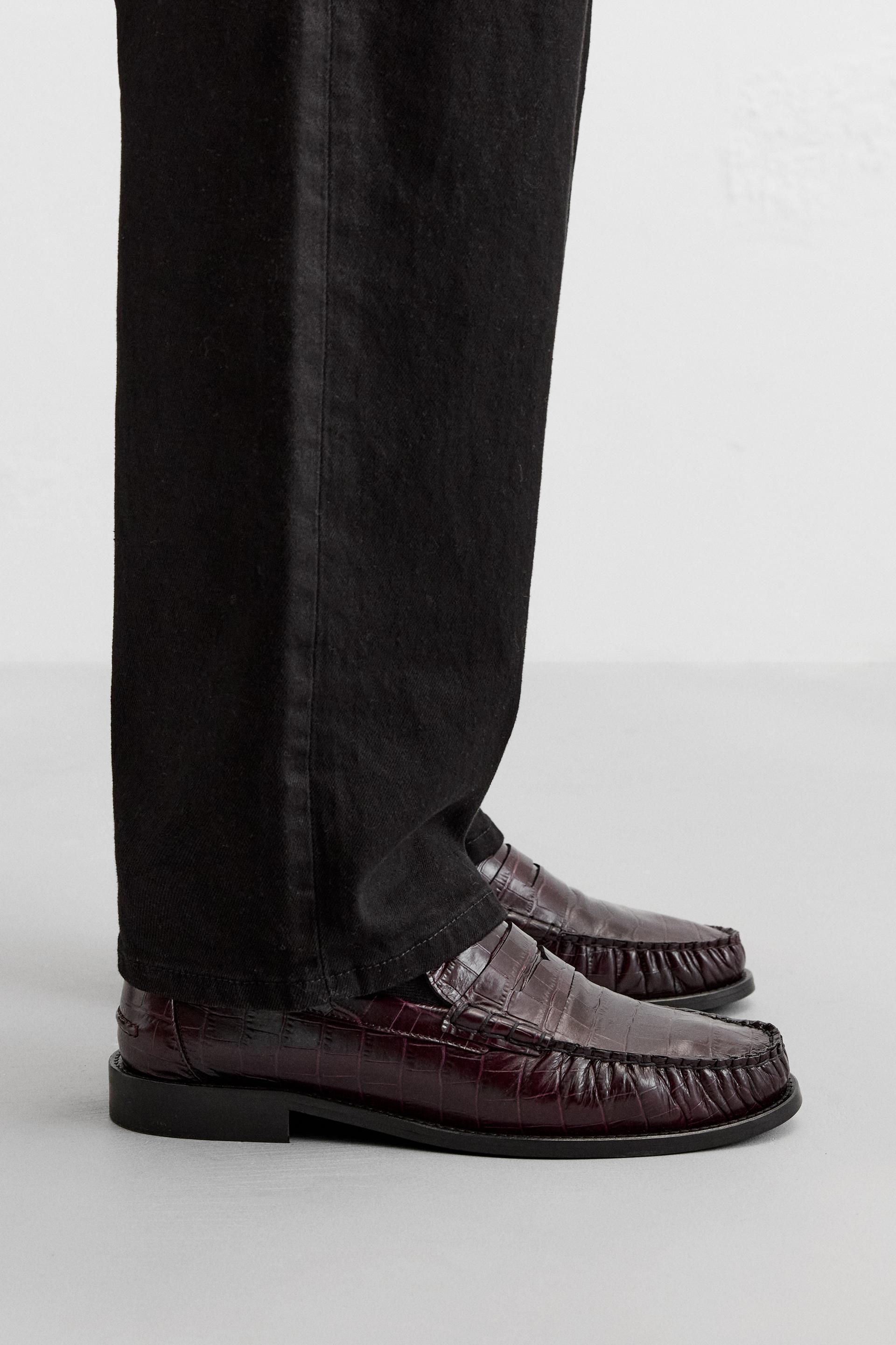 EMBOSSED LEATHER LOAFERS LIMITED EDITION Product Image