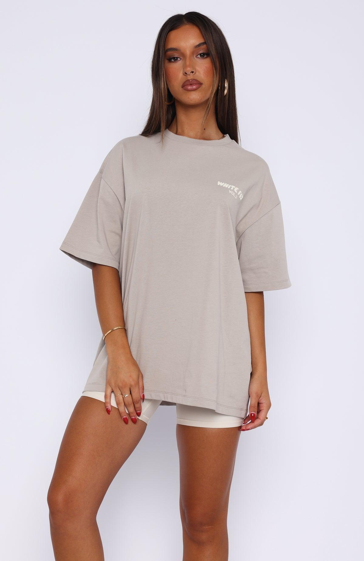 Offstage Oversized Tee Grey Product Image