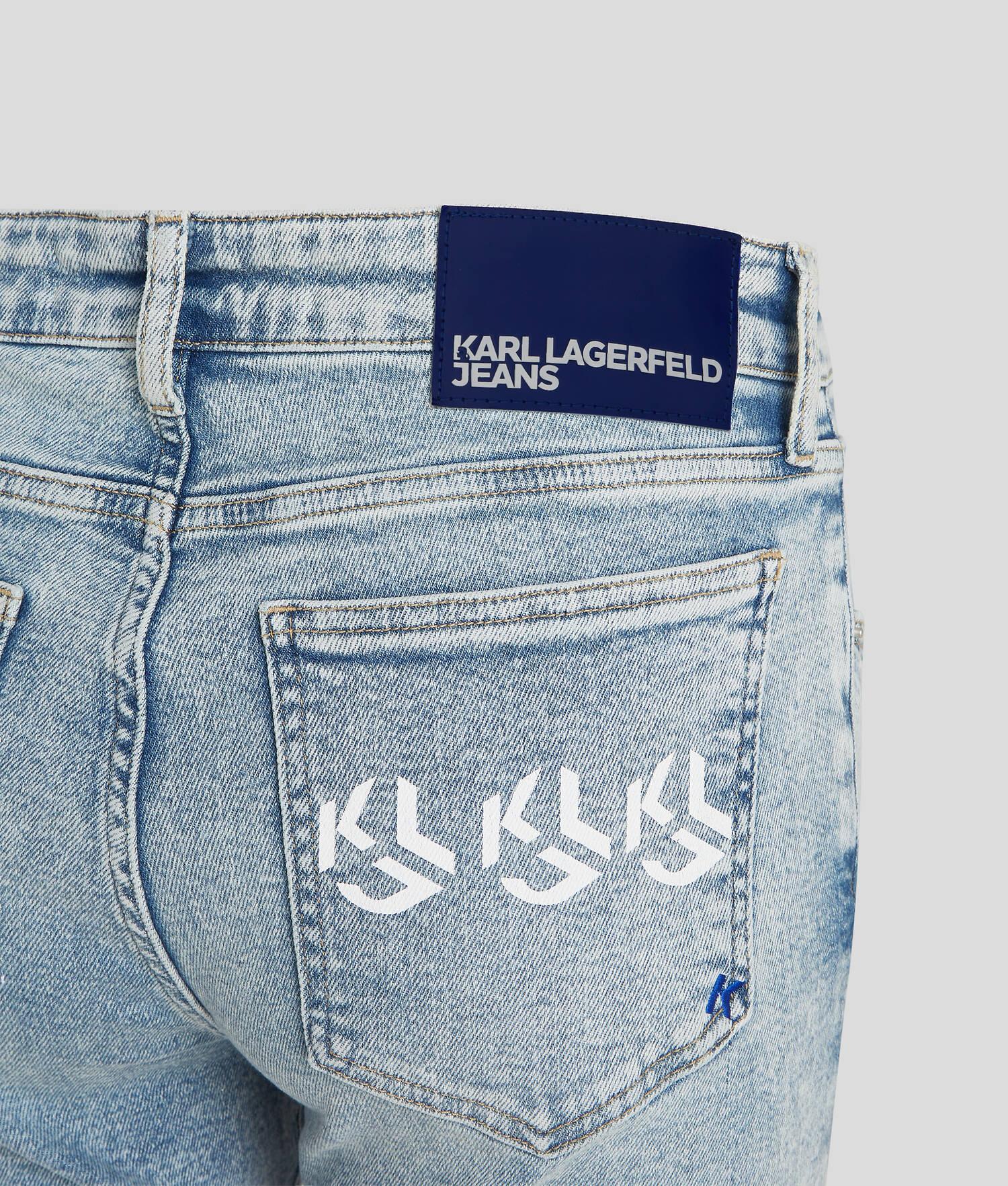 KLJ MONOGRAM SKINNY JEANS Product Image