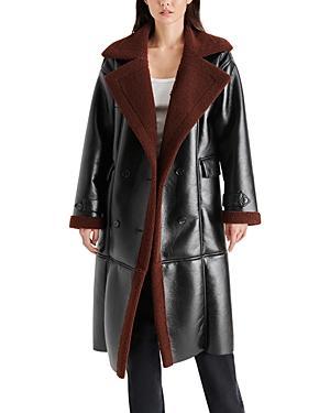 Steve Madden Kinzie Faux Shearling Coat Product Image