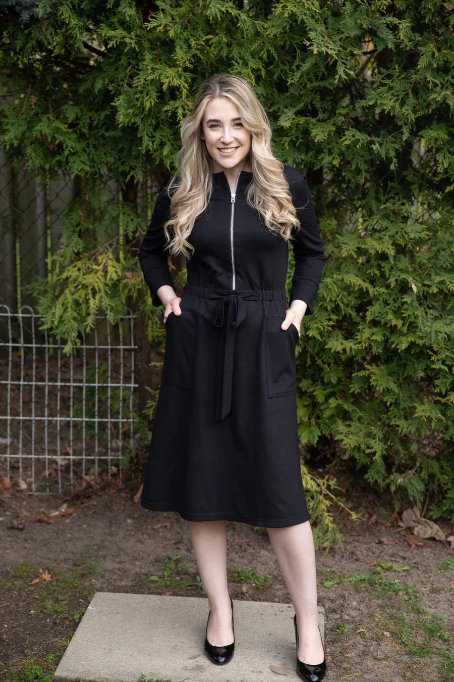 Black Utility Dress Product Image