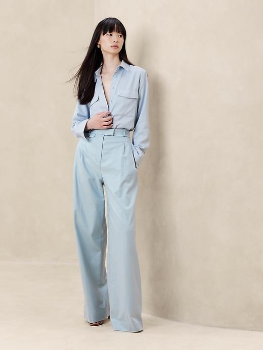 Carmel Pleated Wide-Leg Pant product image