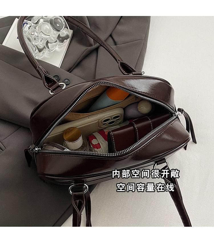 Faux Leather Tote Bag Product Image