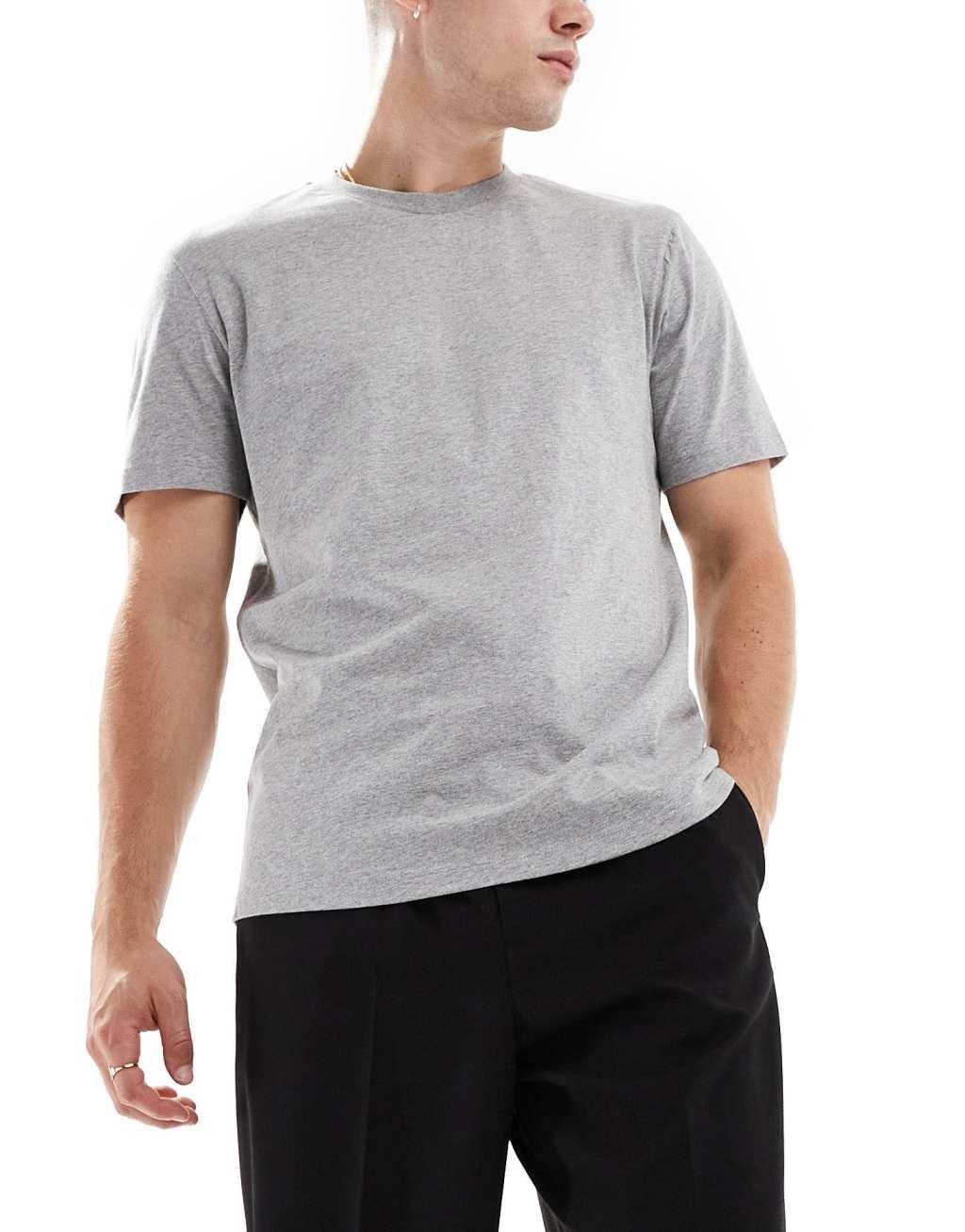 ASOS DESIGN 3 pack crew neck t-shirts in multiple colors Product Image