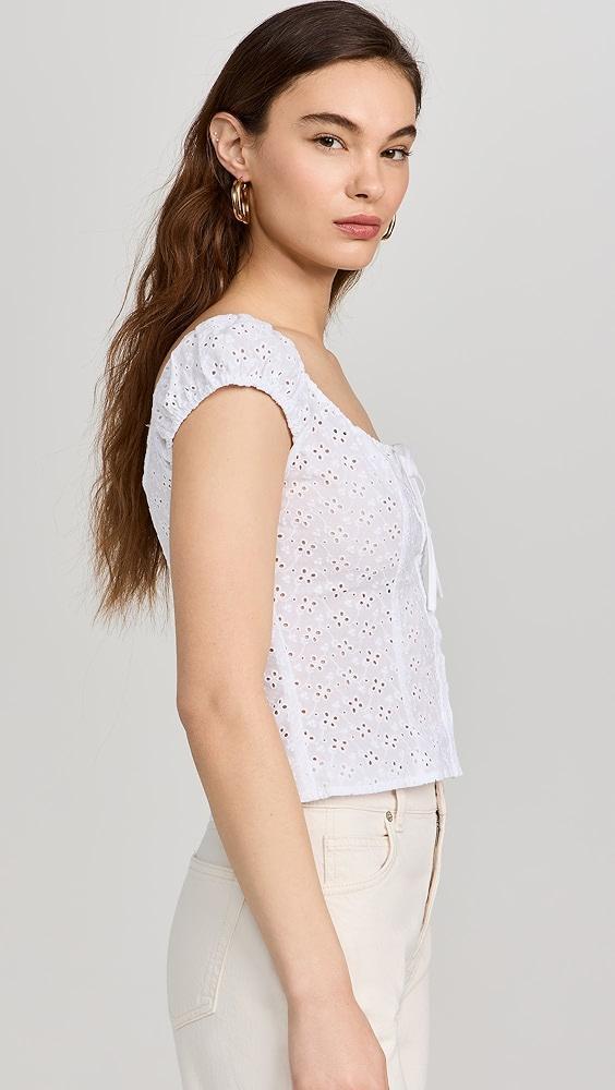 WAYF Button Front Top | Shopbop Product Image