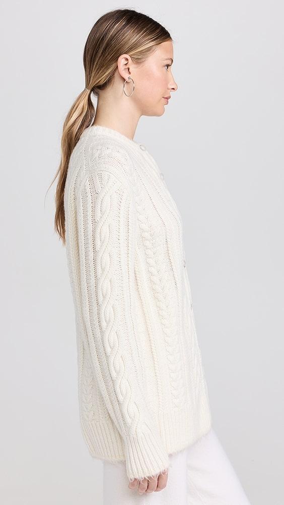 Guest in Residence Rossella Cable Cardigan In Cashmere Blend | Shopbop Product Image