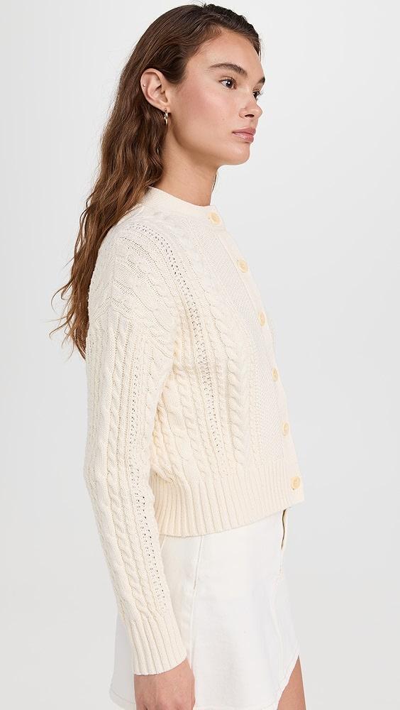 Alex Mill Cable Knit Nico Chunky Cardigan | Shopbop Product Image