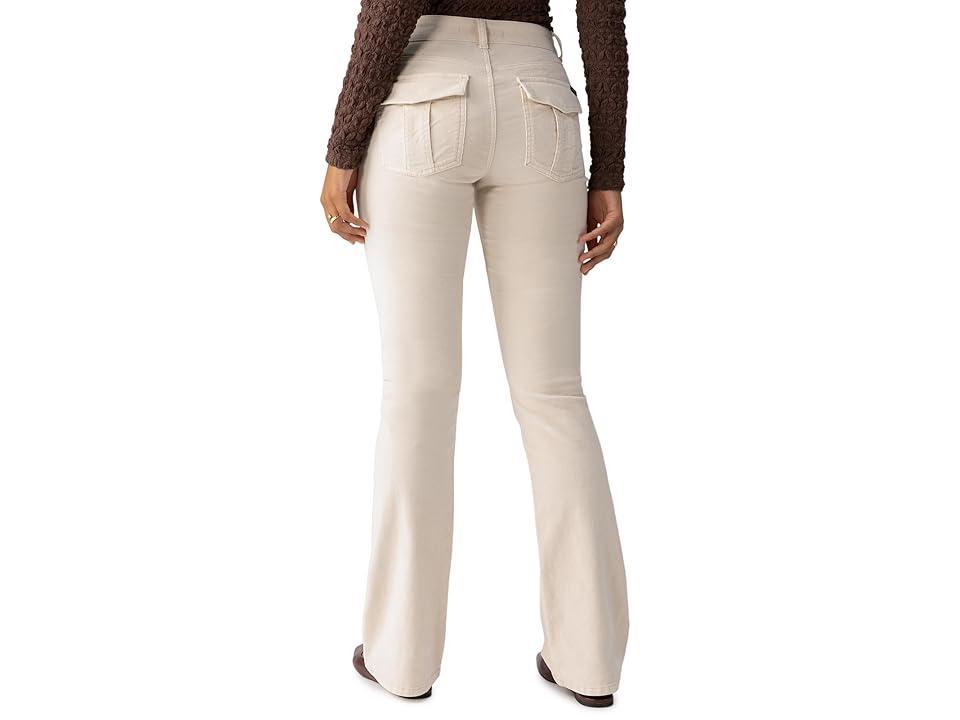 Sanctuary Corduroy Hayden Bootcut Sugar) Women's Dress Pants Product Image