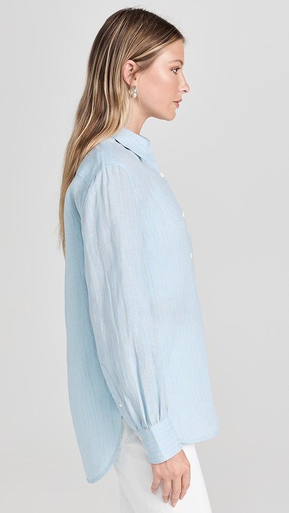 rag & bone Maxine Stripe Linen Shirt | Shopbop Product Image