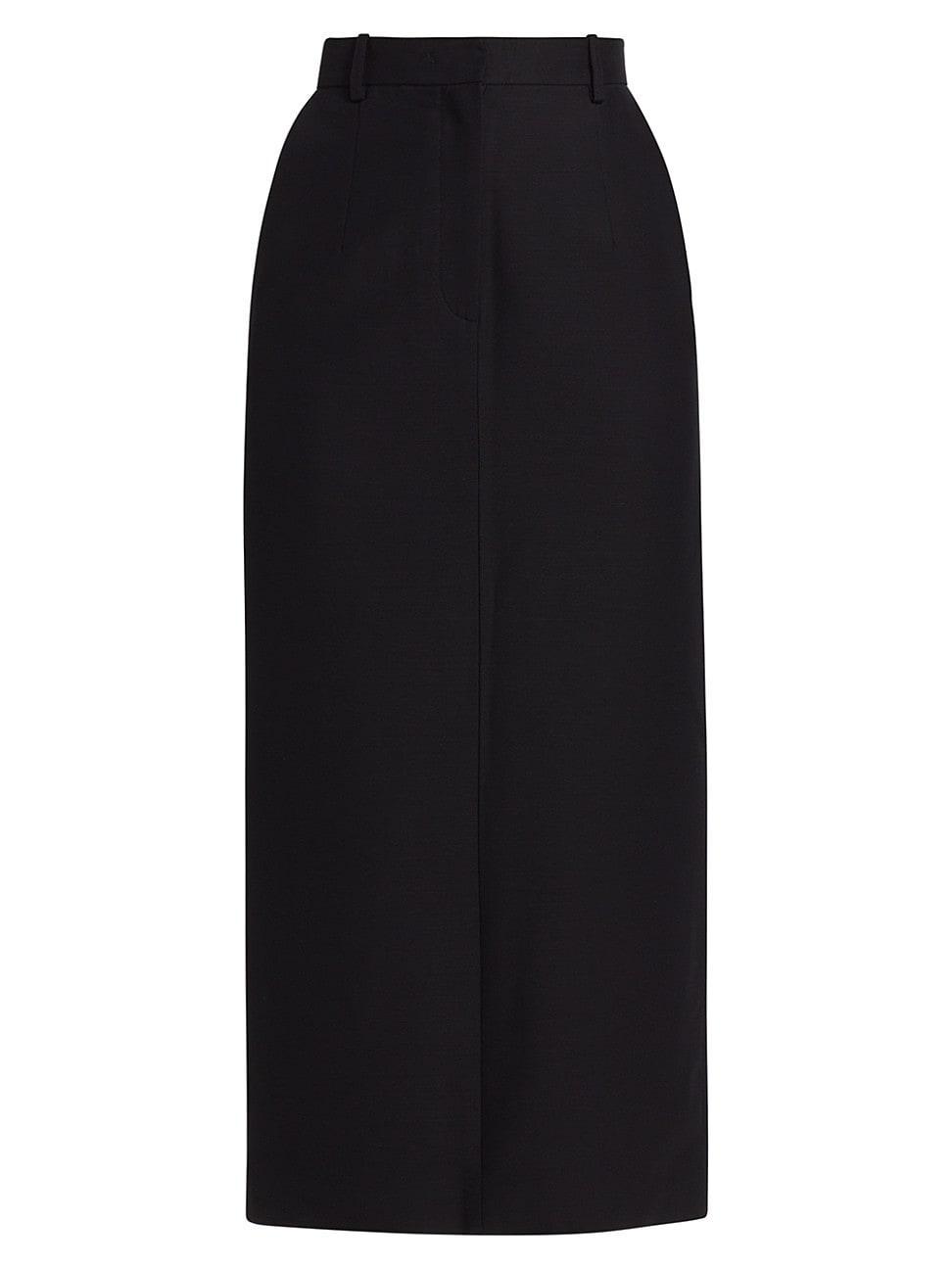 Womens Crepe Tailored Pencil Skirt product image