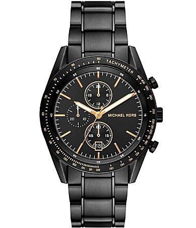 Mens Accelerator Black Stainless Steel Chronograph Watch/42MM Product Image