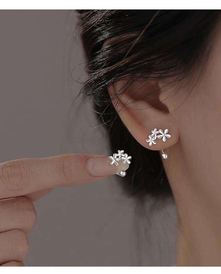 Flower Alloy Ear Jacket Product Image