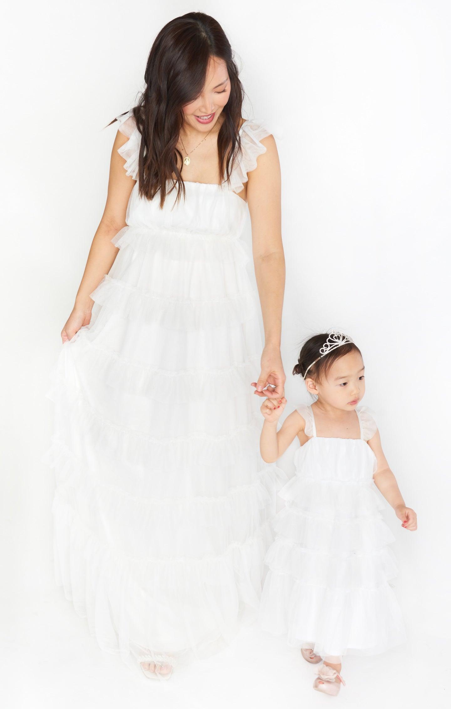 Little Fairytale Dress ~ White Tulle Kids Product Image