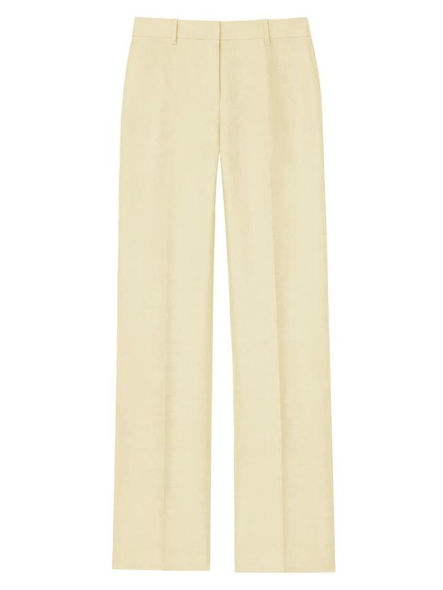 Lafayette 148 New York Gates Floral Linen Blend Pants Product Image