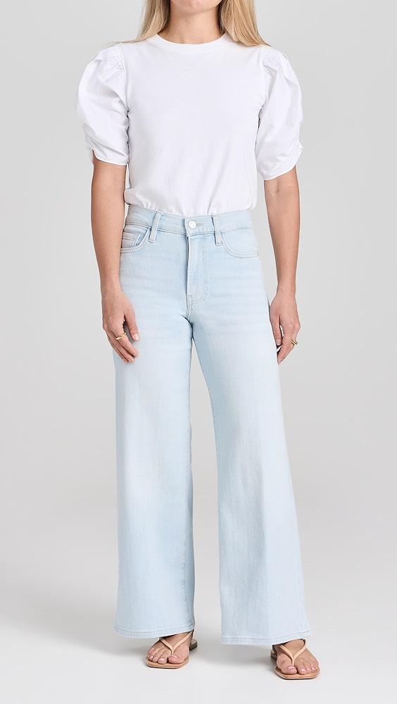 FRAME Petite Le Pixie Slim Palazzo Jeans | Shopbop Product Image