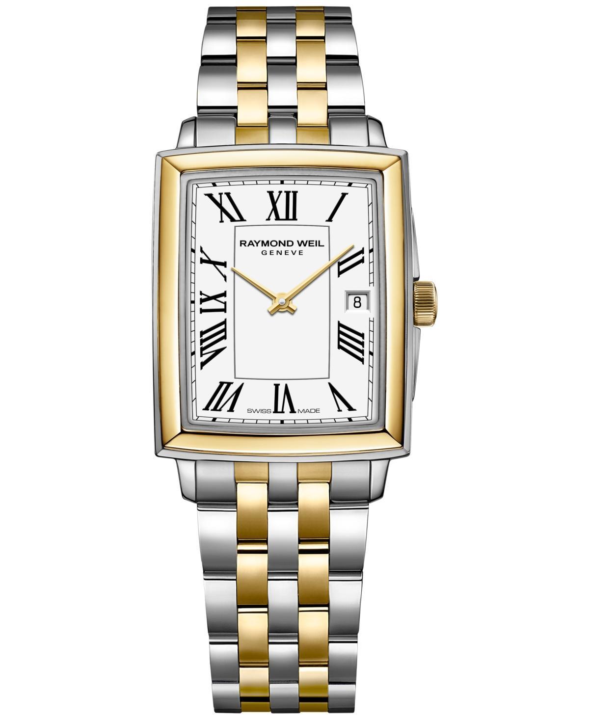 Raymond Weil Womens Swiss Toccata Gold Pvd & Stainless Steel Bracelet Watch 22.6x28.1mm Product Image