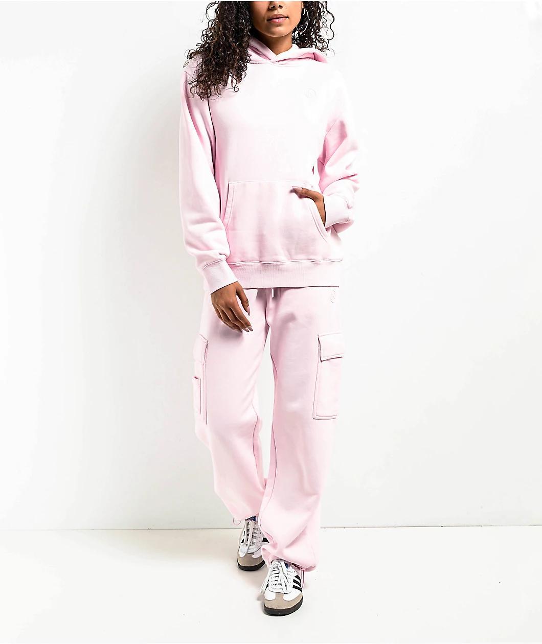 Ninth Hall Fundamentals Oso Pink Wash Relaxed Hoodie product image