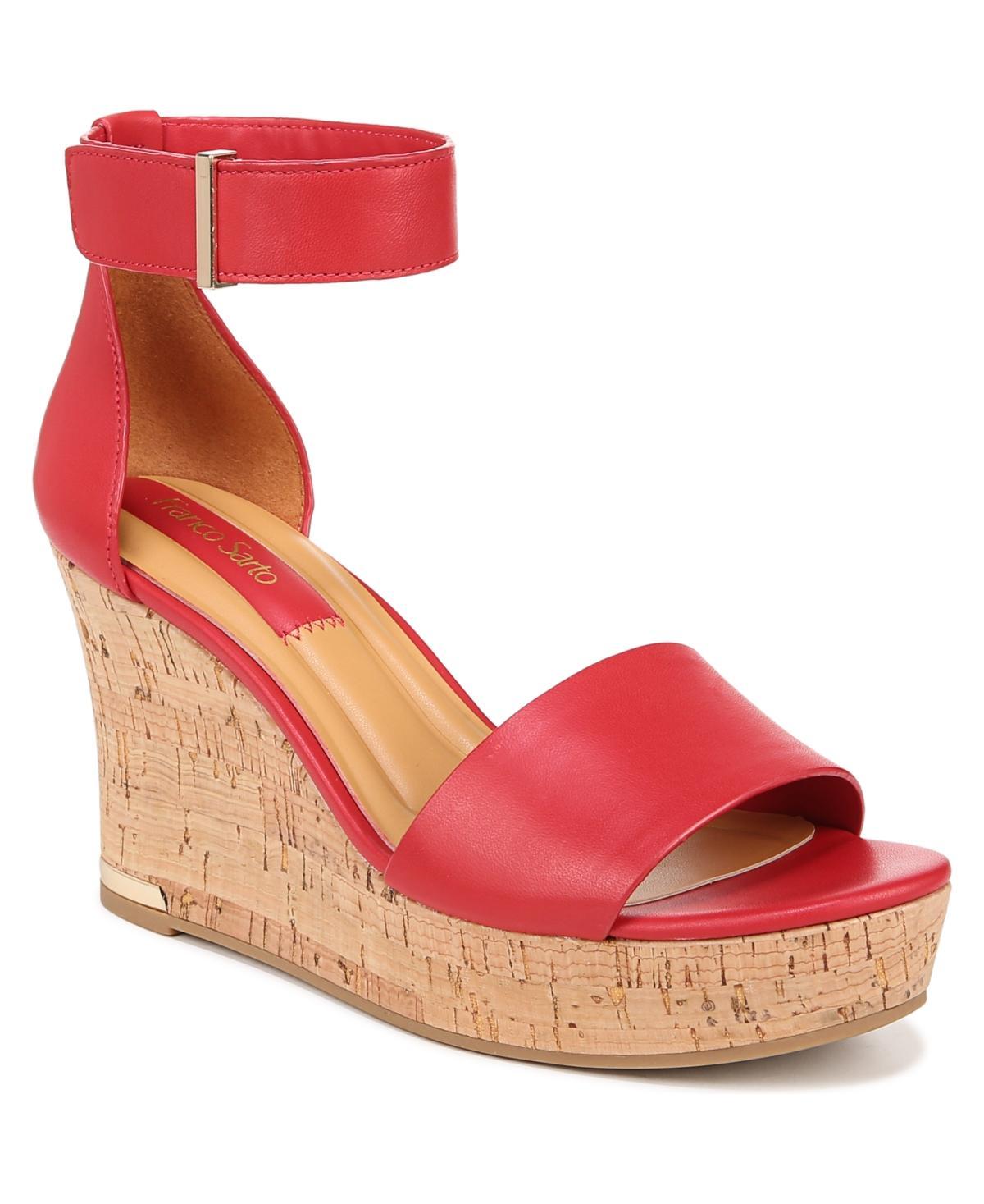 Franco Sarto Womens Clemens Cork Wedge Sandals Product Image