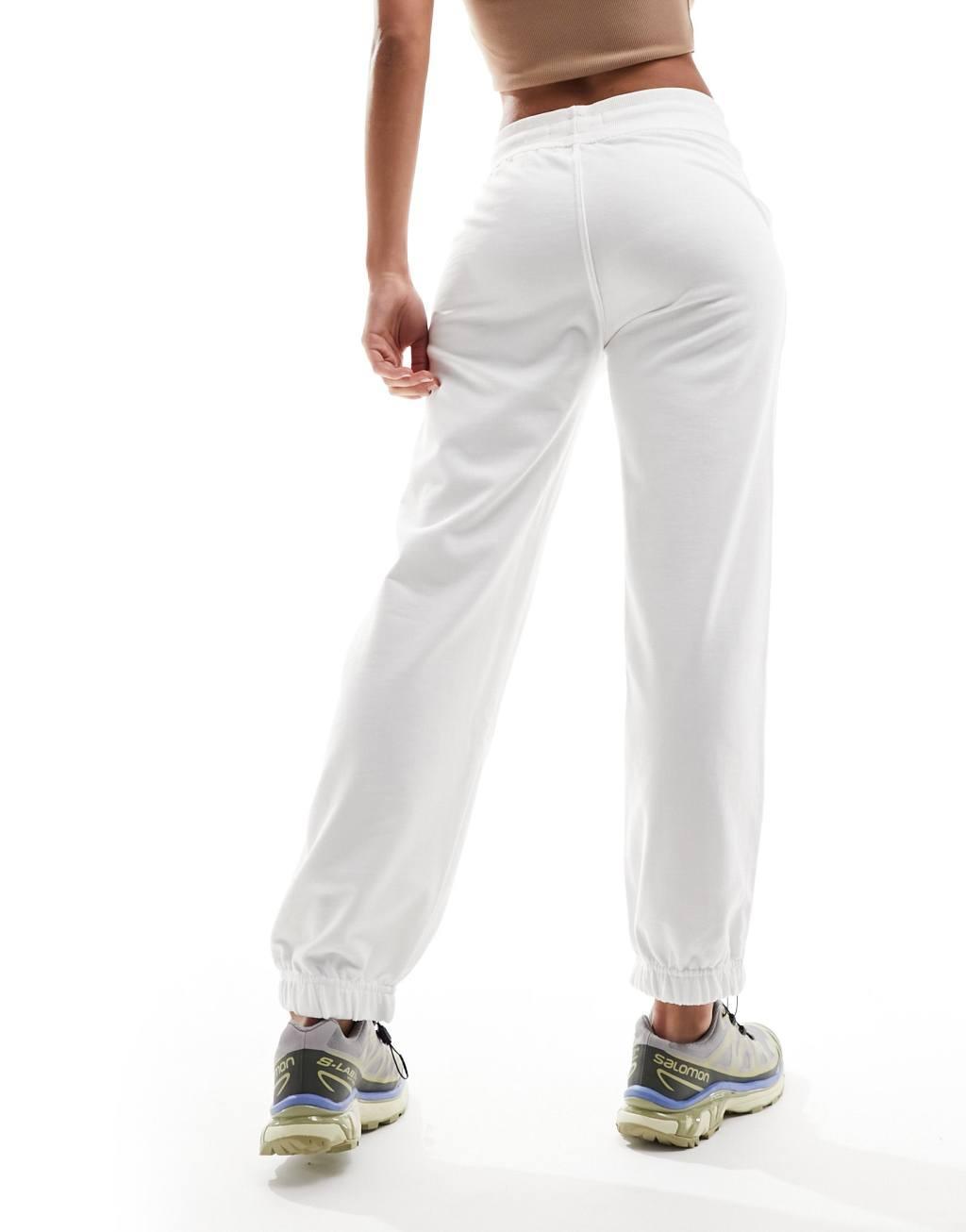 Bershka sweatpants in white Product Image