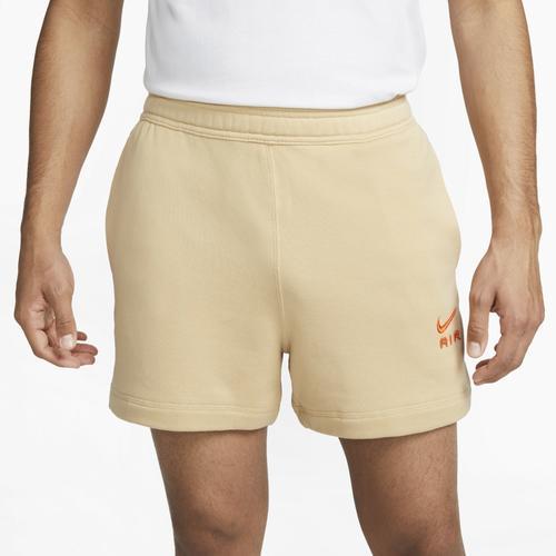 Nike Mens Nike Air Shorts - Mens Sesame/Safety Orange Product Image