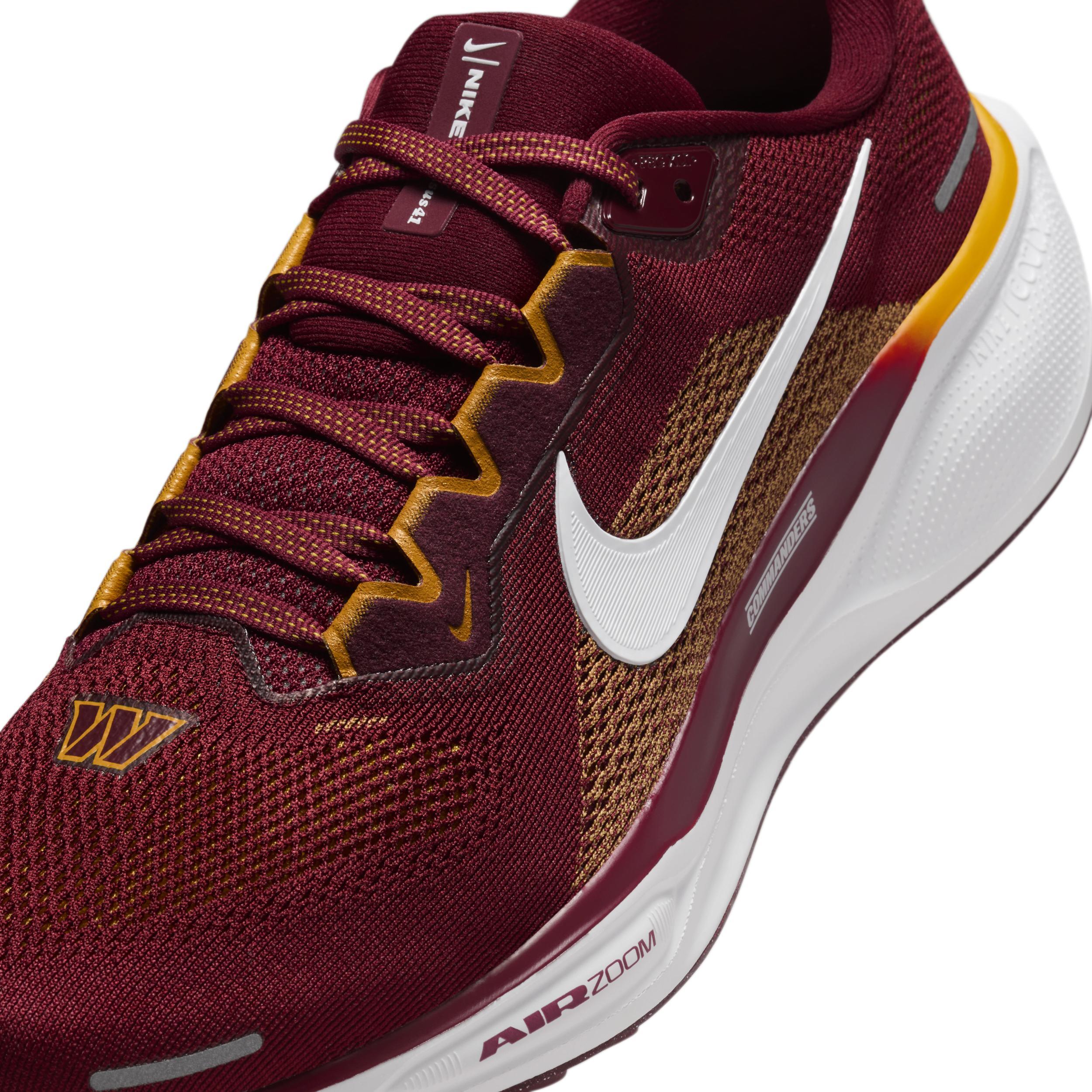 Nike Men's Pegasus 41 NFL Washington Commanders Road Running Shoes Product Image