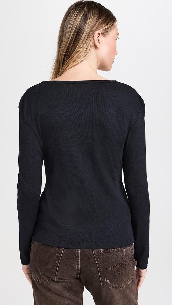 RAILS Easy Henley Tee | Shopbop Product Image