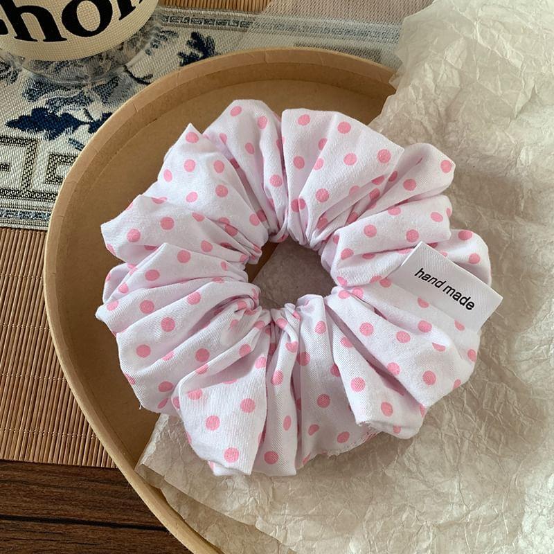 Polka Dot Fabric Scrunchie / Set Product Image