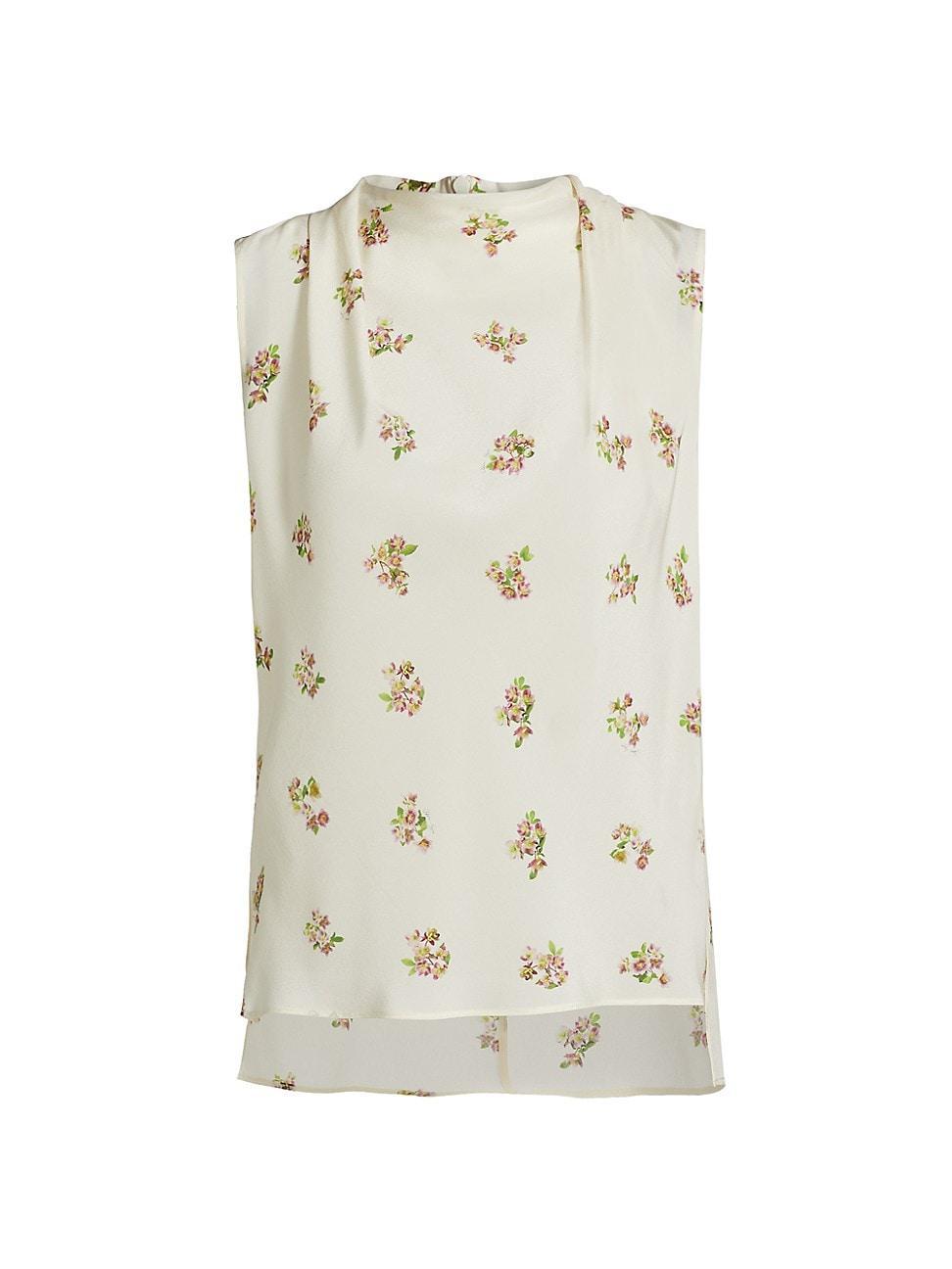 Womens Blythe Silk Crepe Sleeveless Top product image