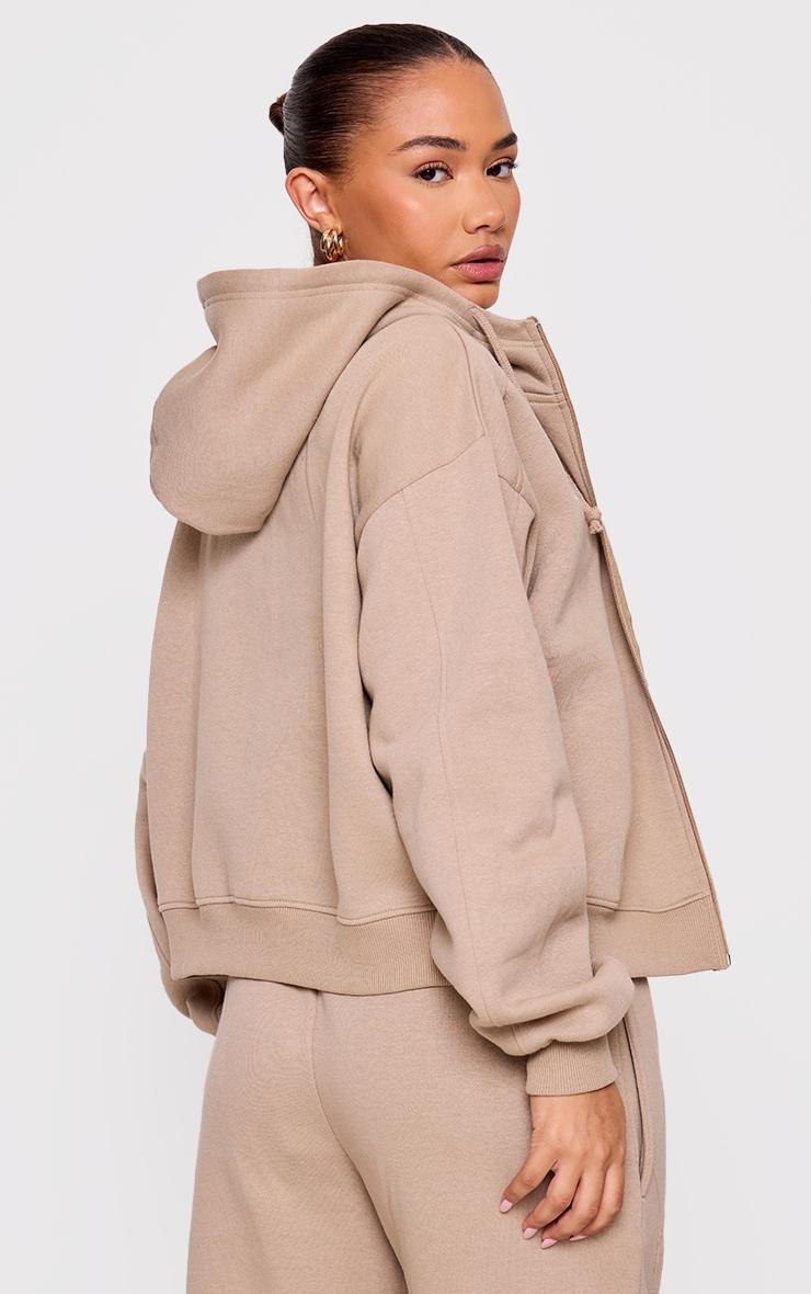 Petite Taupe Studio Archives Zip Up Hoodie Product Image