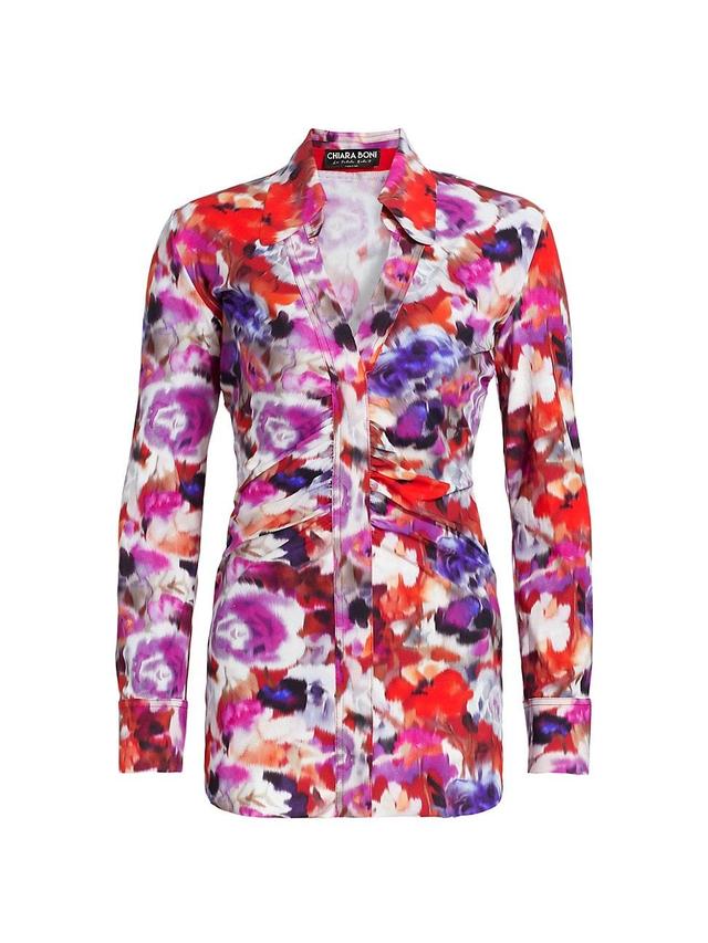 Womens Shohreh Floral Jersey Top Product Image