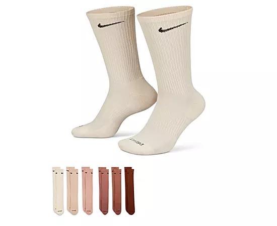 Nike Men's Large Everyday Cushioned Crew Socks 6 Pairs Product Image