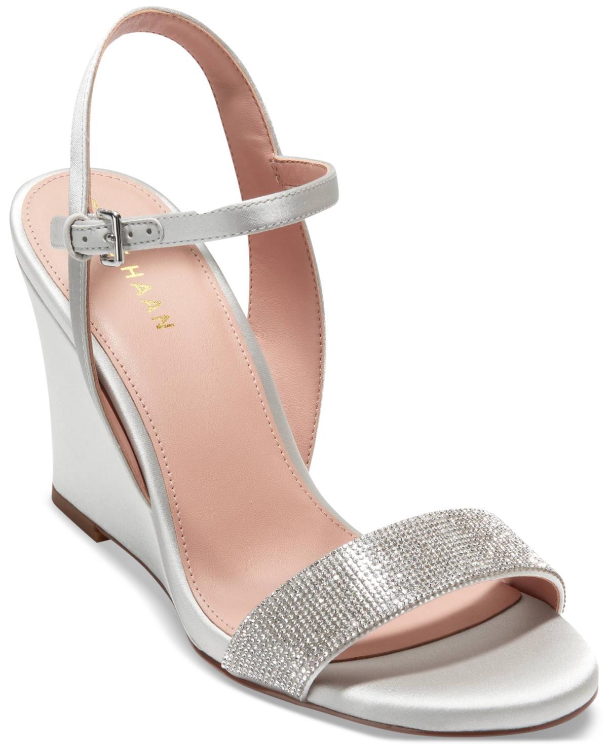 Cole Haan Womens Josie Wedge Sandals - All Over Crystal Product Image