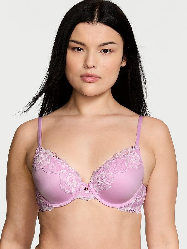 Perfect Shape Push-Up Lace-Trim Bra Product Image