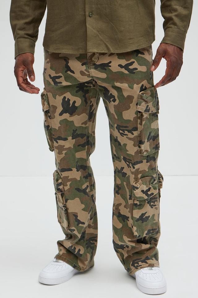 Shane Baggy Cargo Jeans - Camouflage Product Image