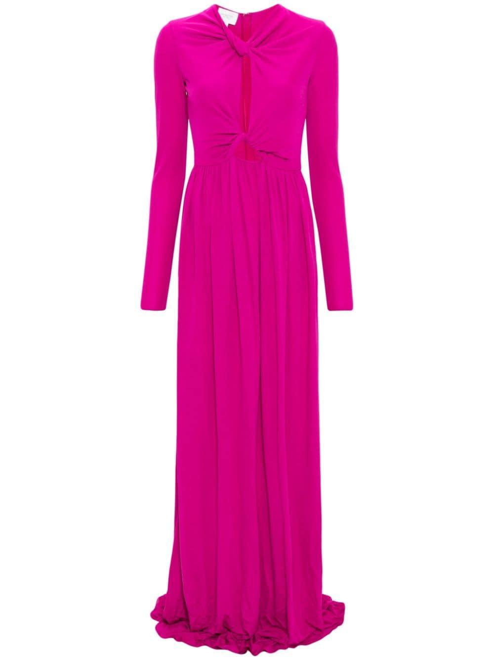 twisted cut-out maxi dress Product Image