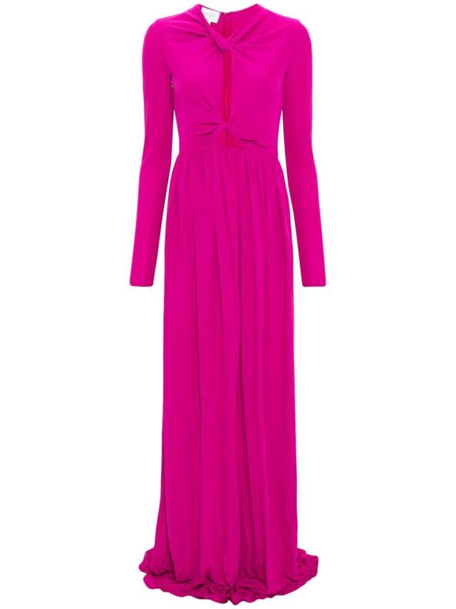 twisted cut-out maxi dress Product Image