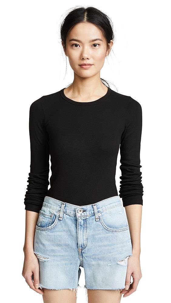 Splendid 1x1 Crew Neck Tee | Shopbop Product Image