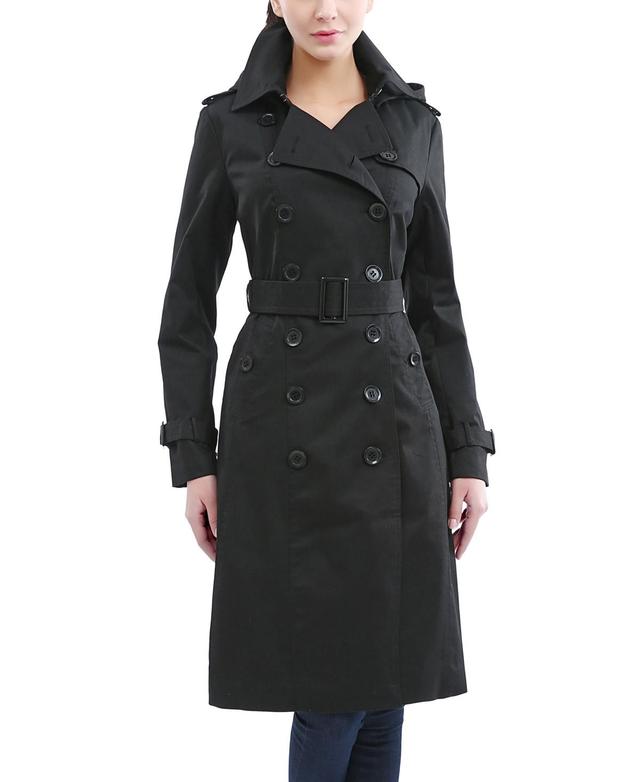 kimi + kai Womens Kayla Water Resistant Hooded Trench Coat Product Image