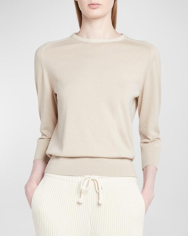 Kiso Cashmere Crewneck Sweater Product Image