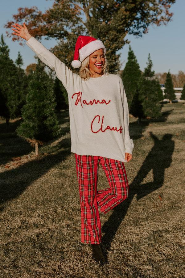 Mama Claus Tinsel Sweater Product Image